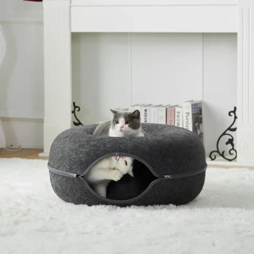 24 Inch Large Donut Cat Bed