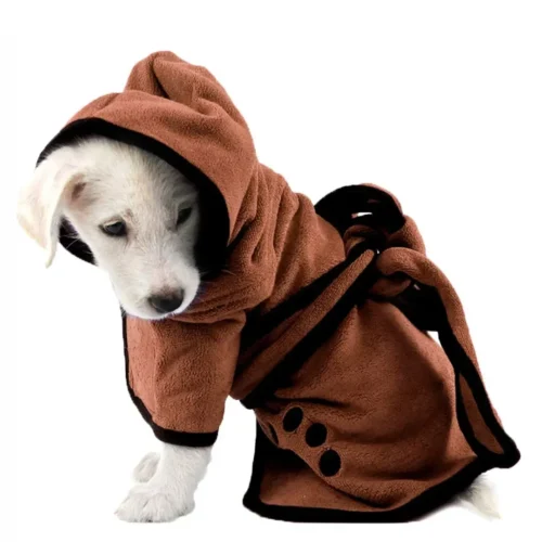 Dog Bathrobe Quick Absorbing Fiber