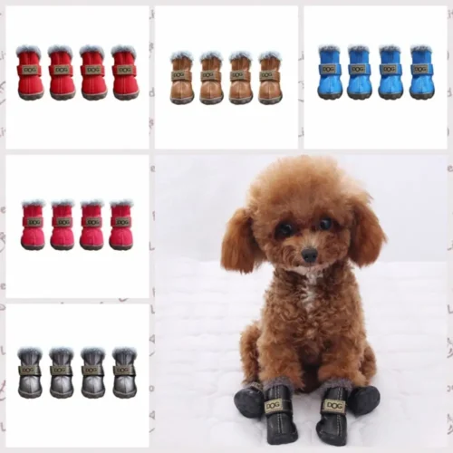 Warm Pet Snow Boots